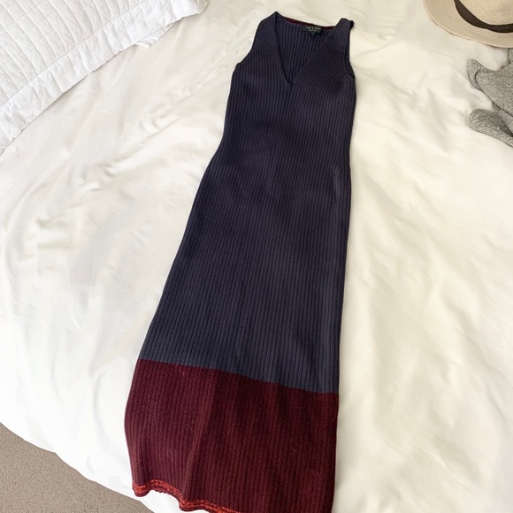 Rag & Bone Kristin Ribbed Knit Midi Dress - Picture 5 of 7